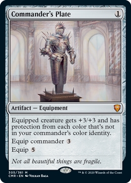 Commander's Plate Commander Legends